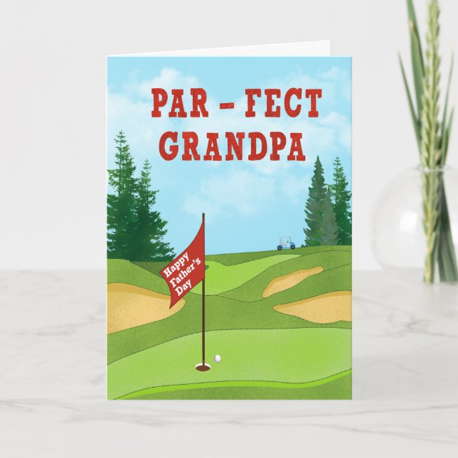 Fars dag Par fekt Farfar Kort (Framsida)