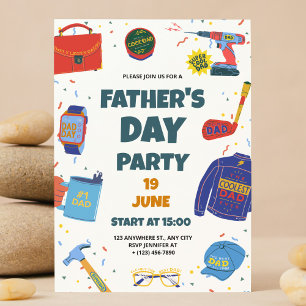 Fars dag Party Inbjudningar