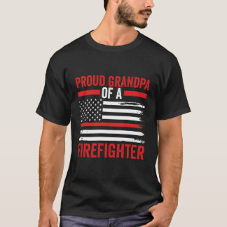 Fars dag Patriotic Pappa proud Grandpa of a Fir T Shirt
