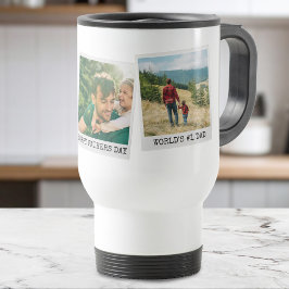Fars dag Personlig 3 Fotokollage Resemugg