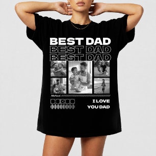 Fars dag Personlig Bästa Pappa Någonsin Fotos T Shirt