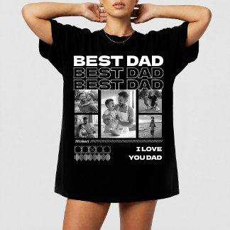 Fars dag Personlig Bästa Pappa Någonsin Fotos T Shirt