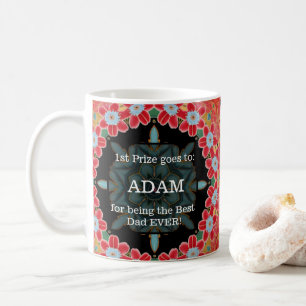 FARS DAG - PERSONLIG MUGG - 1:A PRISET - RED