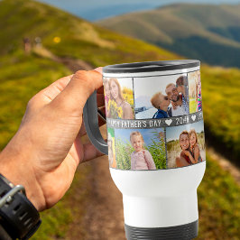 Fars dag Photo Collage 9 Foton & Anpassningsbar Te Resemugg