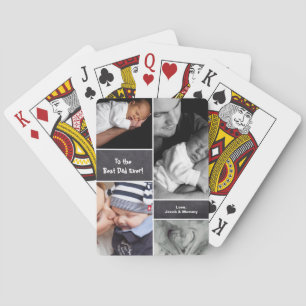 Fars dag, Photo Collage Collage, Chalkboard Casinokort
