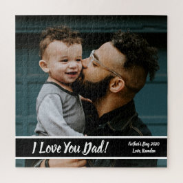 Fars dag Photo Gift Anpassningsbar Puzzle Pussel