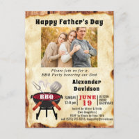 Fars dag Photo Vintage BBQ Party