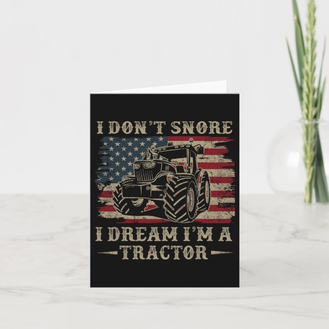 Fars dag-present Dröm inte om Dröm-Traktor 4 juli Kort (Framsida)