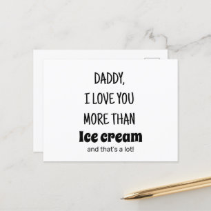 Fars dag-present, rolig födelsedagspresent till pa vykort