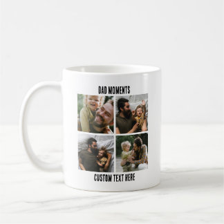 Fars dag-present till honom, anpassad med 4 bilder kaffemugg