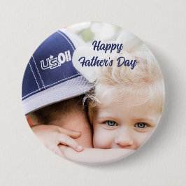 Fars dag-present till pappa | Anpassad bild & namn Knapp