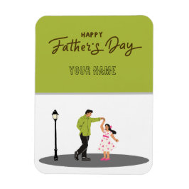 Fars dag-present till pappa | Anpassad bild och na Magnet