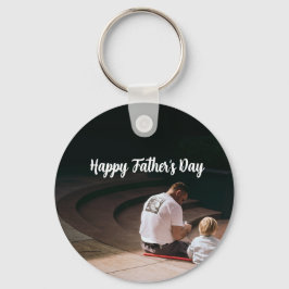 Fars dag-present till pappa | Anpassad bild och na Nyckelring