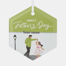 Fars dag-present till pappa | Anpassad foto & namn Julgransdekoration