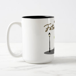 Fars dag-present till pappa | Anpassad foto & namn Två-Tonad Mugg