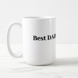 Fars dag-present till pappa - Bästa pappa i världe Kaffemugg