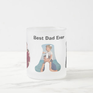 Fars dag-present till pappa - Bästa pappa någonsin Frostad Glasmugg