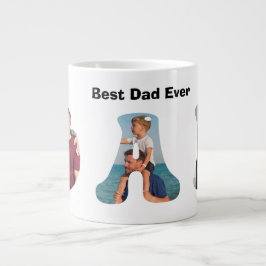 Fars dag-present till pappa - Bästa pappa någonsin Jumbo Mugg