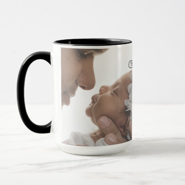 Fars dag-present till pappa - Bästa pappa någonsin Mugg (Vänster)