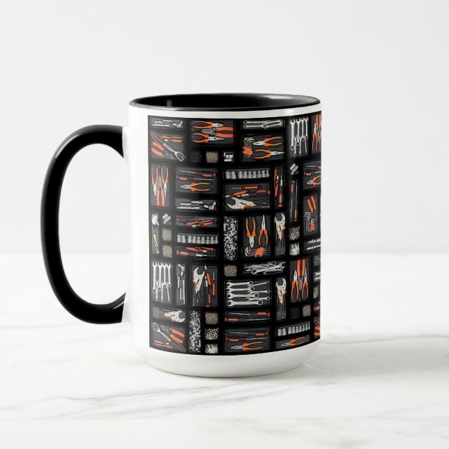 Fars dag-present till pappa bricka med verktyg mugg (Vänster)