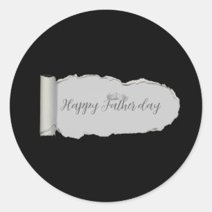 Fars dag-present till pappa runt klistermärke