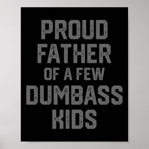 Fars dag Presenter för Pappa Far i Kids Poster