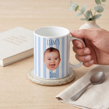 Fars dag-presenter till pappa Baby Face-mugg