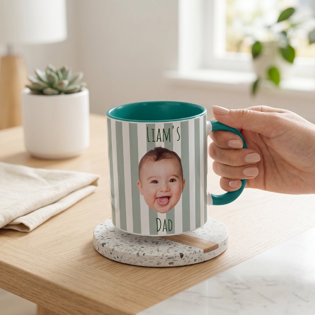 Fars dag-presenter till pappa Baby Face-mugg Mugg (Skapare uppladdad)
