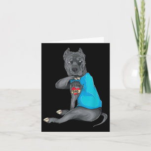 Fars dag presenterar Pappa Rolig hund Pitbull i Kä Kort