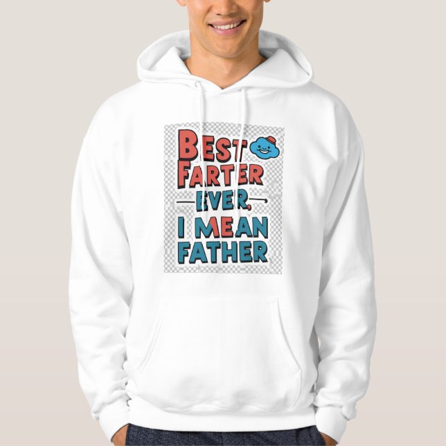 Fars dag-presentidéer hoodie (Framsida)