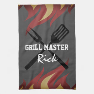 Fars dag presentkökshandduk för grillmästare pa kökshandduk