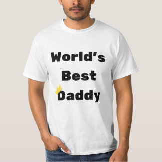 fars dag-presentvärlden, bästa Pappa T Shirt
