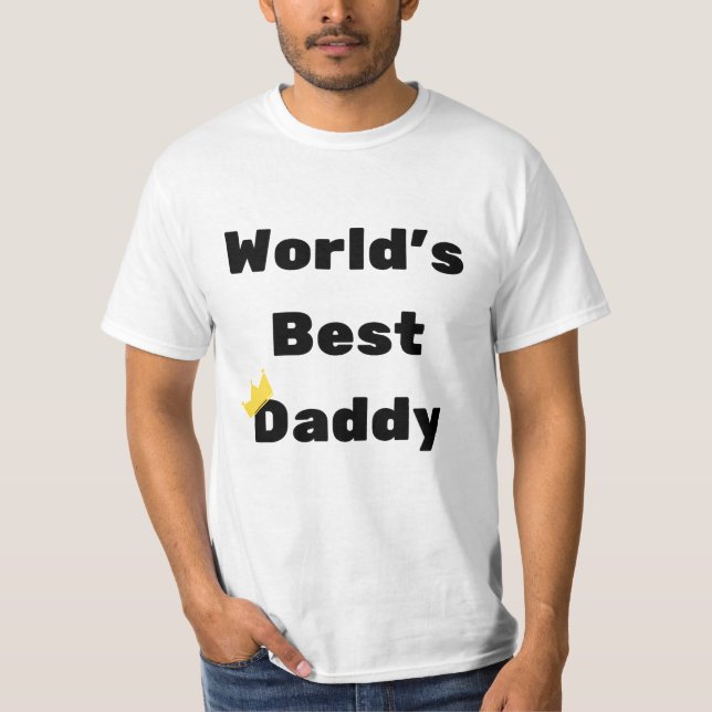 fars dag-presentvärlden, bästa Pappa T Shirt (Framsida)