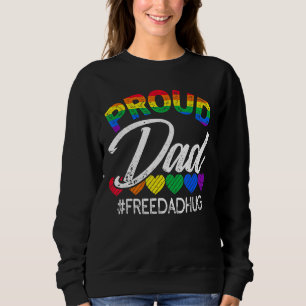 Fars dag Proud Pappa Transgender Gay Rainbow Lgb T Shirt