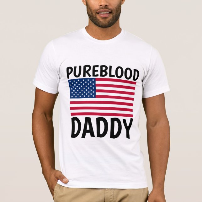 FARS DAG PUREBLOOD DADDY PAPPA T-SHIRTS (Framsida)
