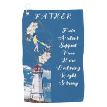 Fars dag Quote Pappa Dotter Bonding Lighthouse