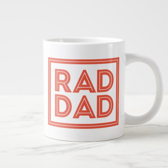 fars dag - Rad Pappa Jumbo Mugg (Höger)
