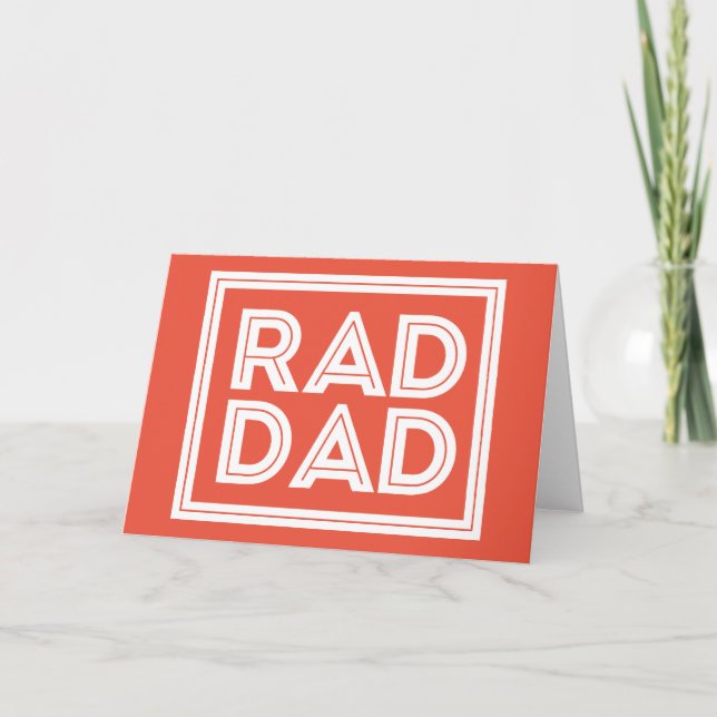 Fars dag - Rad Pappa Kort (Framsida)