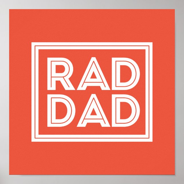 Fars dag - Rad Pappa Poster (Framsidan)