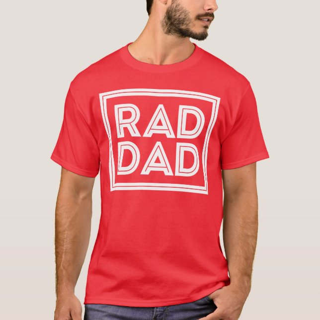 Fars dag - Rad Pappa T Shirt (Framsida)