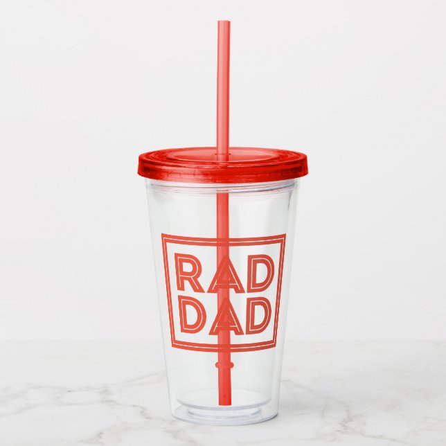 fars dag - Rad Pappa Take Away Mugg (Framsida)