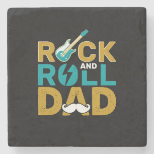 Fars dag Rock And Roll Pappa Stenunderlägg