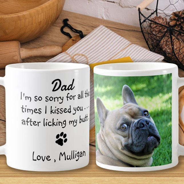 Fars dag - Rolig hund foto av sällskapsdjur Pappa Kaffemugg (Skapare uppladdad)