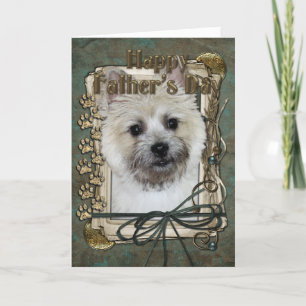 Fars dag - röseTerrier - nalle Kort