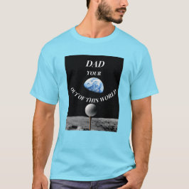 Fars dag Rymdgolf  T Shirt