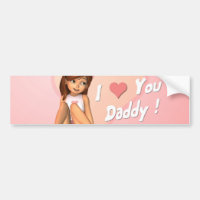 Fars dag Sadie Bumper Sticker