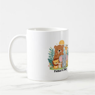 Fars dag Safari Tecknad Design Kaffemugg