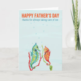 Fars dag Seahorse Kort