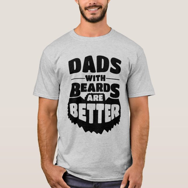 Fars dag Shirt - Pappor med bodar är bättre T Shirt (Framsida)