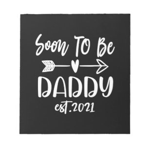 Fars dag Snart att bli pappa Est 2021 Anteckningsblock